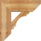 Ekena Millwork Olympic Slat Rough Sawn Bracket w/ Offset Brace, Western Red Cedar, 8"W x 22"D x 22"H BKT0806X22X22OLY06RWR - alternate 4